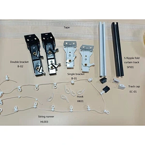 s wave curtain track runner