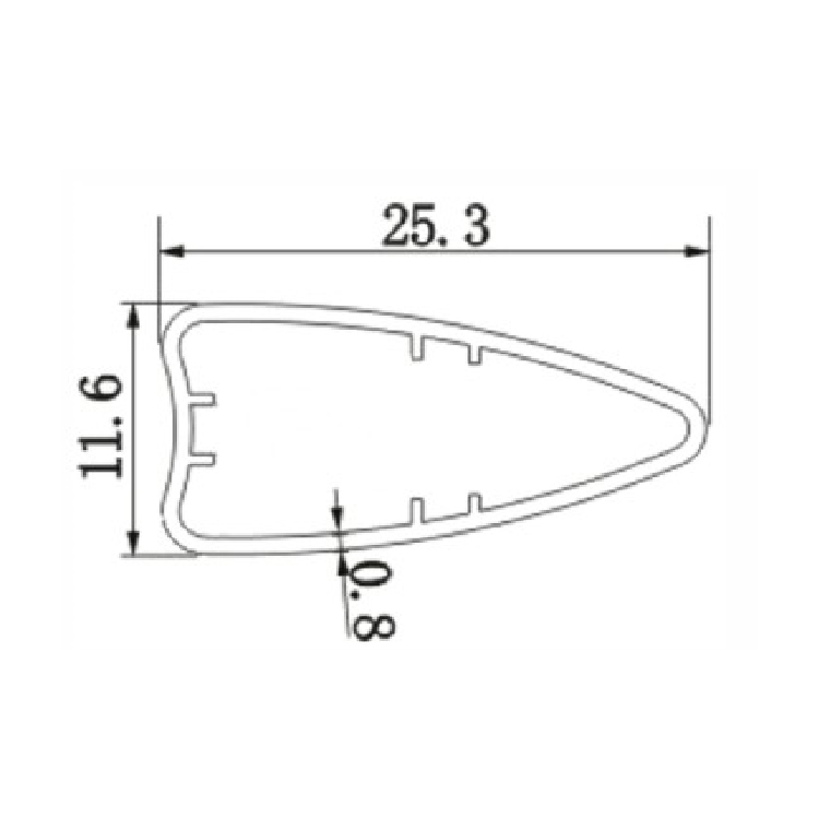 Aluminum Curtain Track/ bottom rails