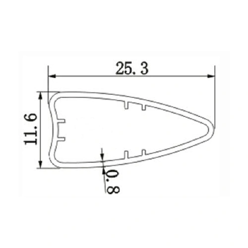 Aluminum Curtain Track/ bottom rails