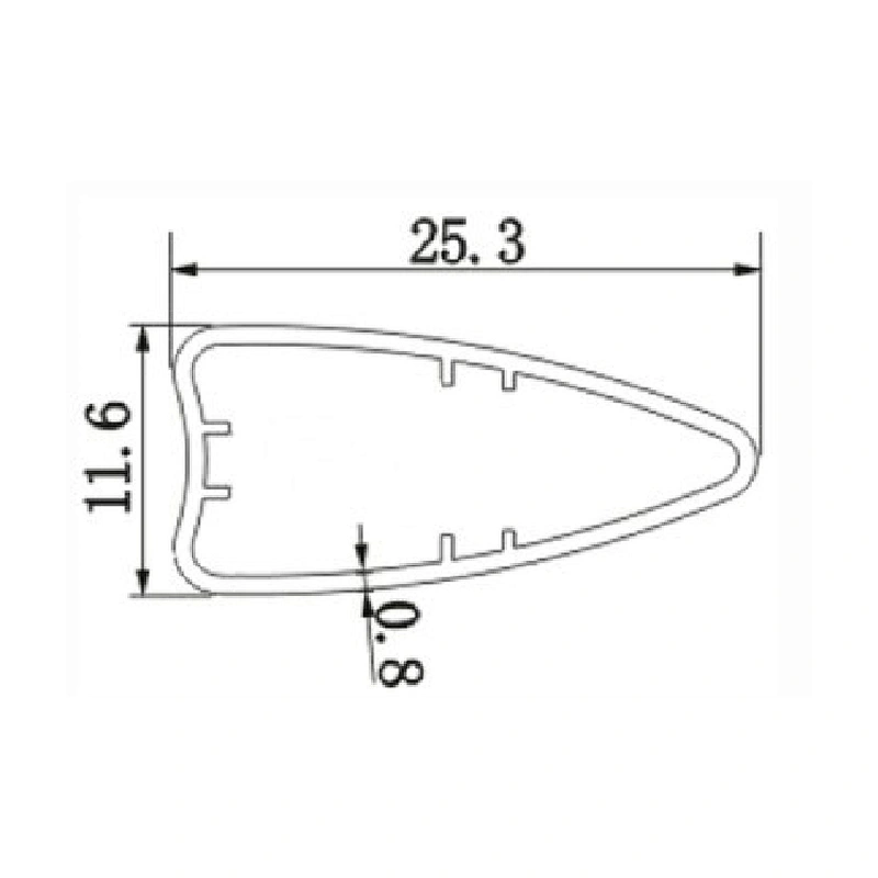 Aluminum Curtain Track/ bottom rails