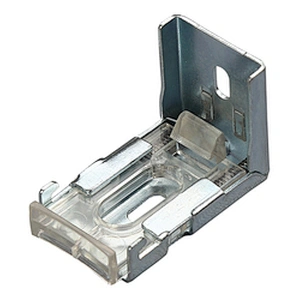 Decorative adjustable metal curtain rod pole brackets