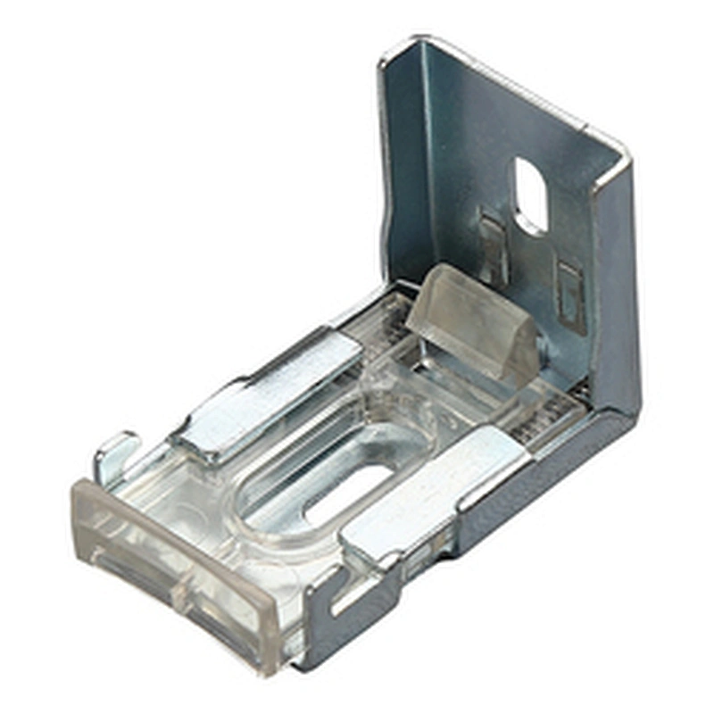 Decorative adjustable metal curtain rod pole brackets