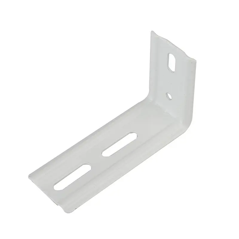 Customizable roller blind metal bracket with holes for roller blind mechanism