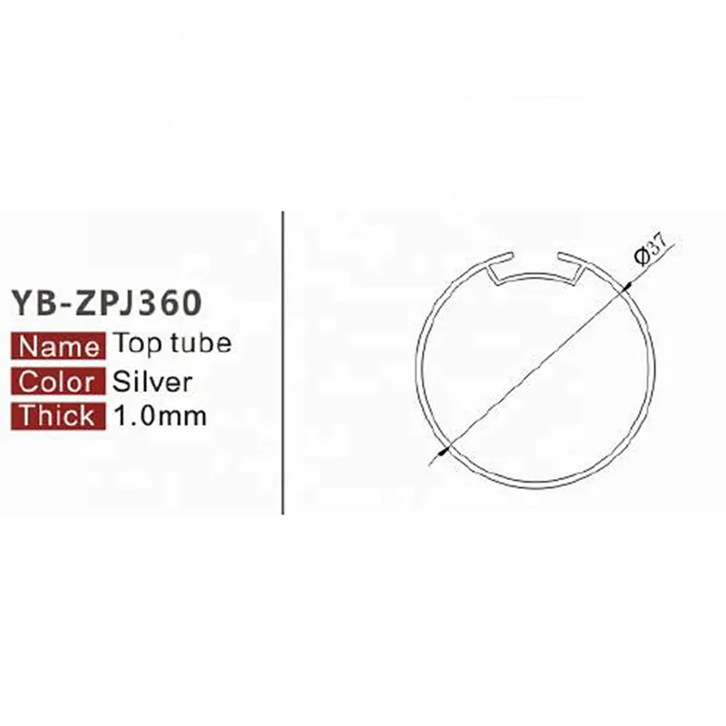 Professional wholesale custom aluminum tube fabrication tubes aluminum top tube for blind
