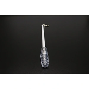 S wave Ripple fold curtain Acrylic clear flick sticks Aluminum metal sticks