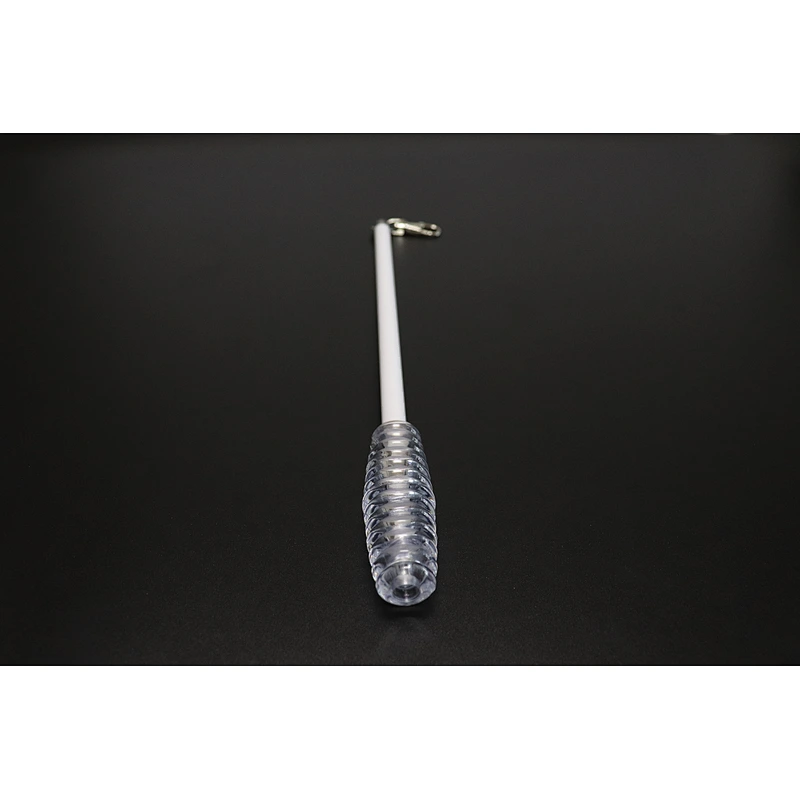 S wave Ripple fold curtain Acrylic clear flick sticks Aluminum metal sticks
