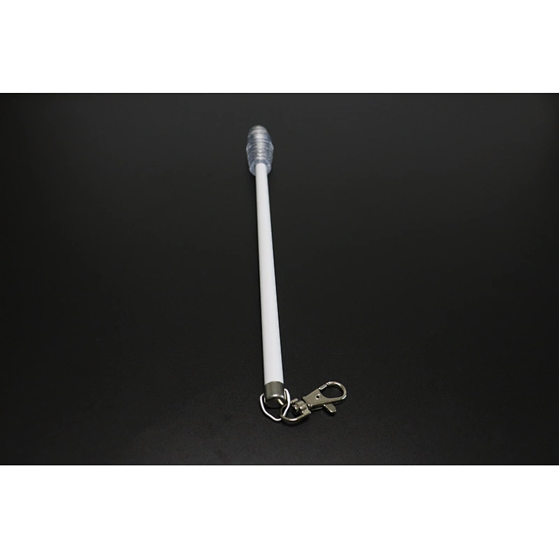 S wave Ripple fold curtain Acrylic clear flick sticks Aluminum metal sticks