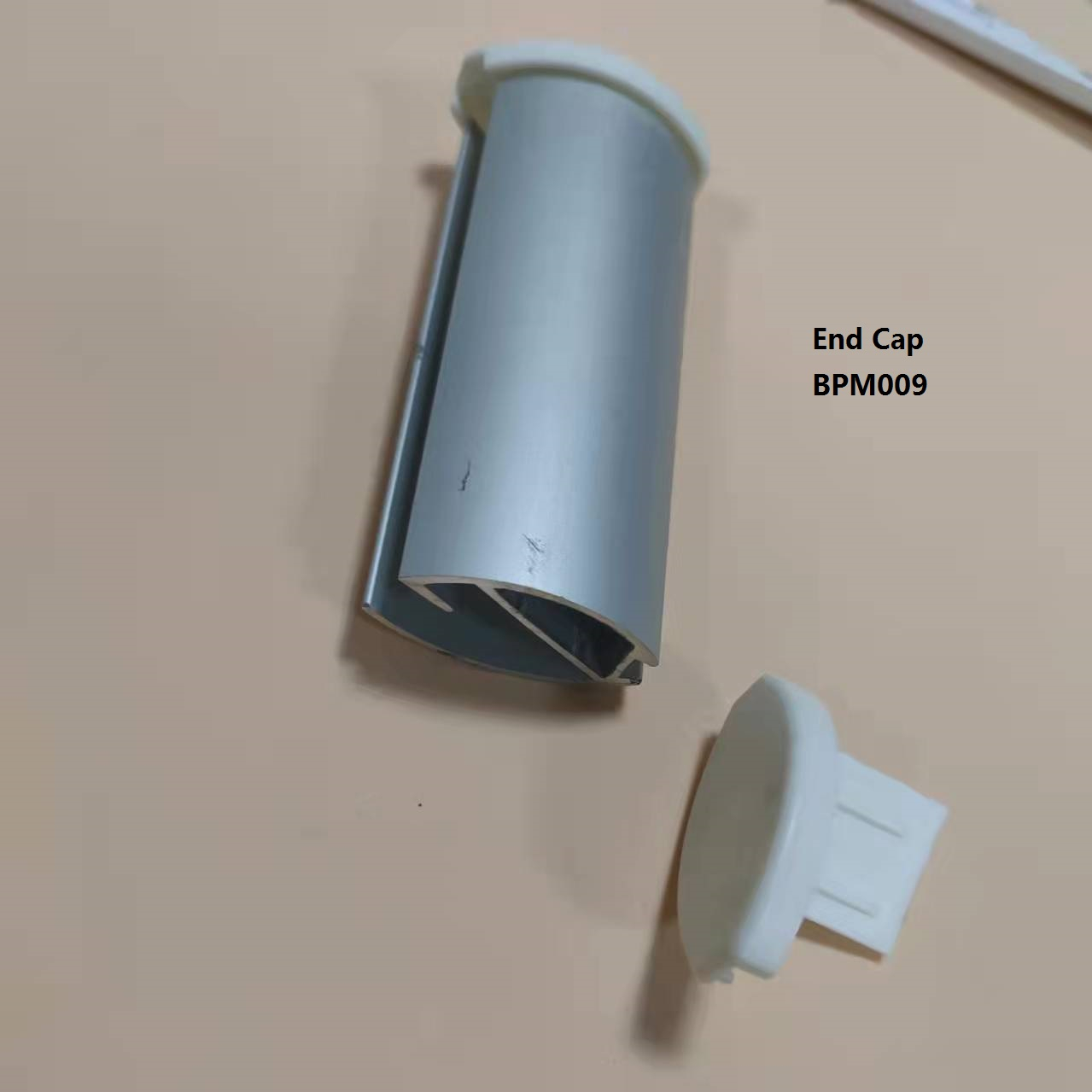 Curtain Rail Roller Blinds Aluminium Bottom Rail end cover