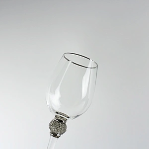 2019 New Diamond Phnom Penh Silver Edge Red Wine Glass Cup