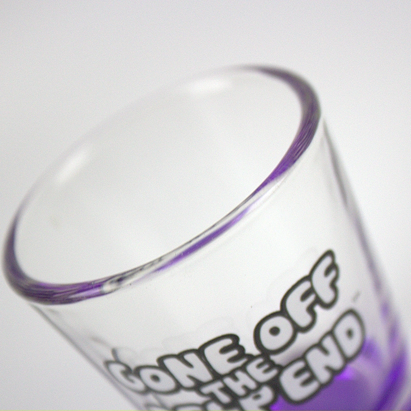 New Design High Quality Painted Applique Stickers Small Shot Glass