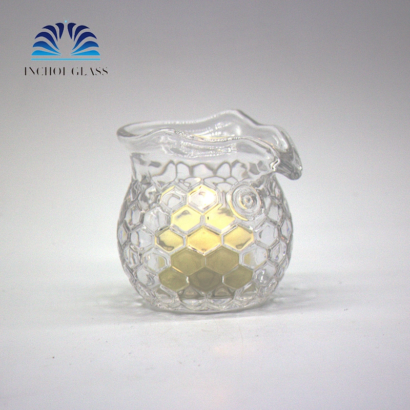 Owl Modelling Clear Glass Wax Cup Decorating Candle Holders