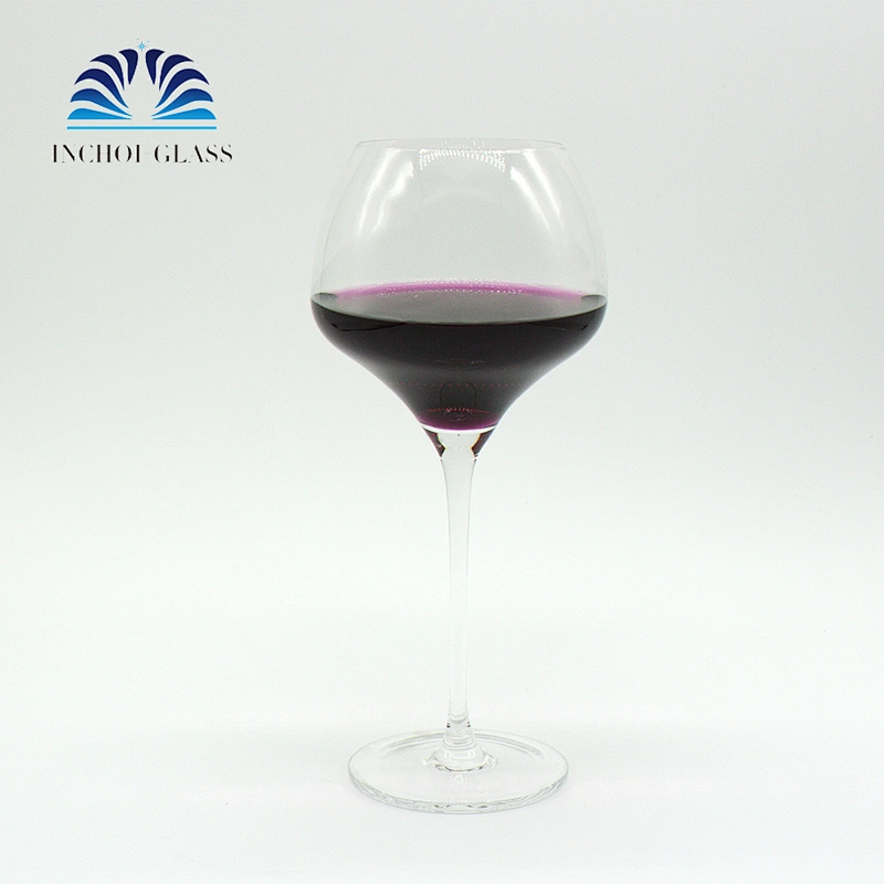 OEM/ODM 500ml Unique elegant Large Handmade Crystal Red Wine Glass