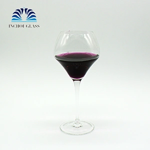 OEM/ODM 400ml Transparent Large Handmade Crystal Red Wine Glass