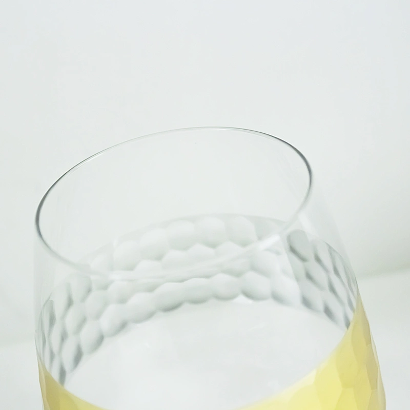 Honeycomb pattern glasses Luxury Wedding Gold Foil crystal Wine Glass cup,crystal drink Glass