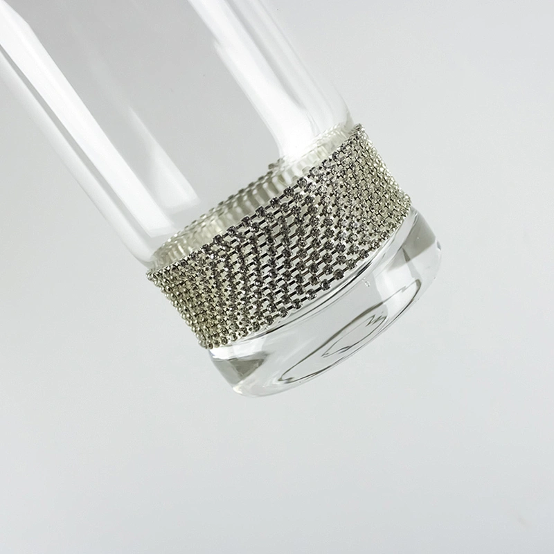 Diamond design edge milk fruit juice glass cup