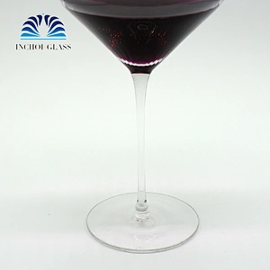 Es Wholesale 500ml tTable Vertical Stripe Edges Holder Crystal Wine Tumbler Glass Mugs