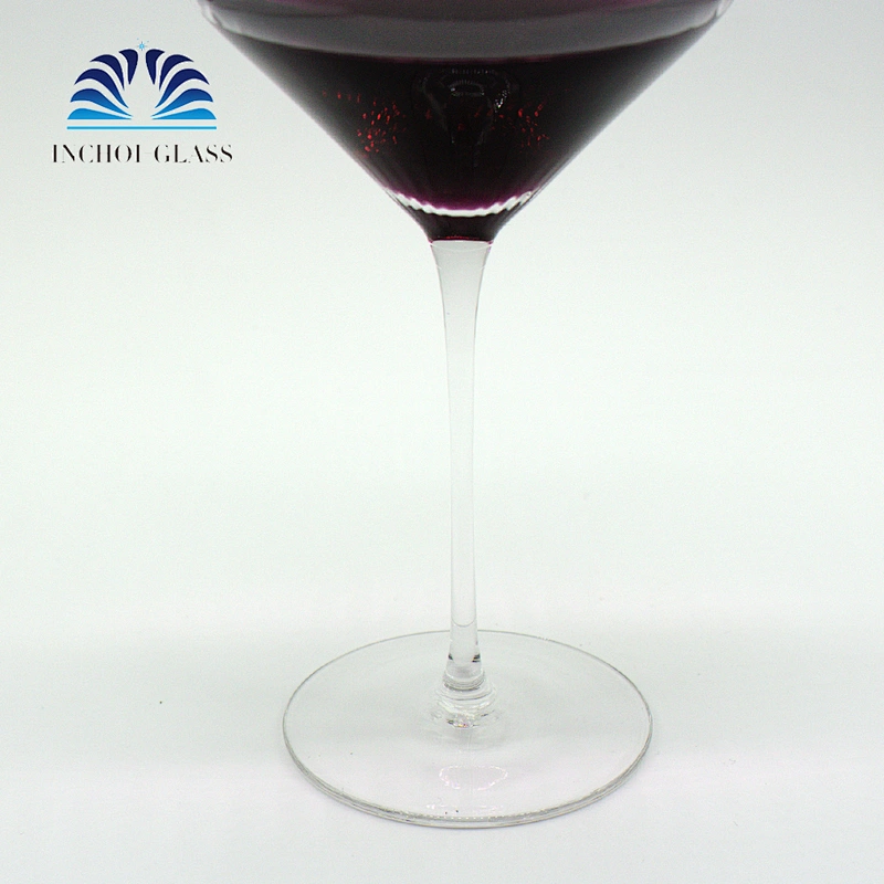 Es Wholesale 500ml tTable Vertical Stripe Edges Holder Crystal Wine Tumbler Glass Mugs