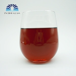 INCHOI High Quality Clear Denier Circular milk juice tea wine Glass Cup