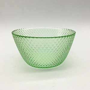 factory wholesale solid color glass salad/ice cream bowl for family