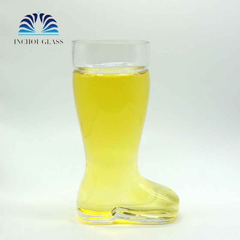 Custom Printing Creative Handmade Small And Big Boots Summer Beer Glass/beer glass mug