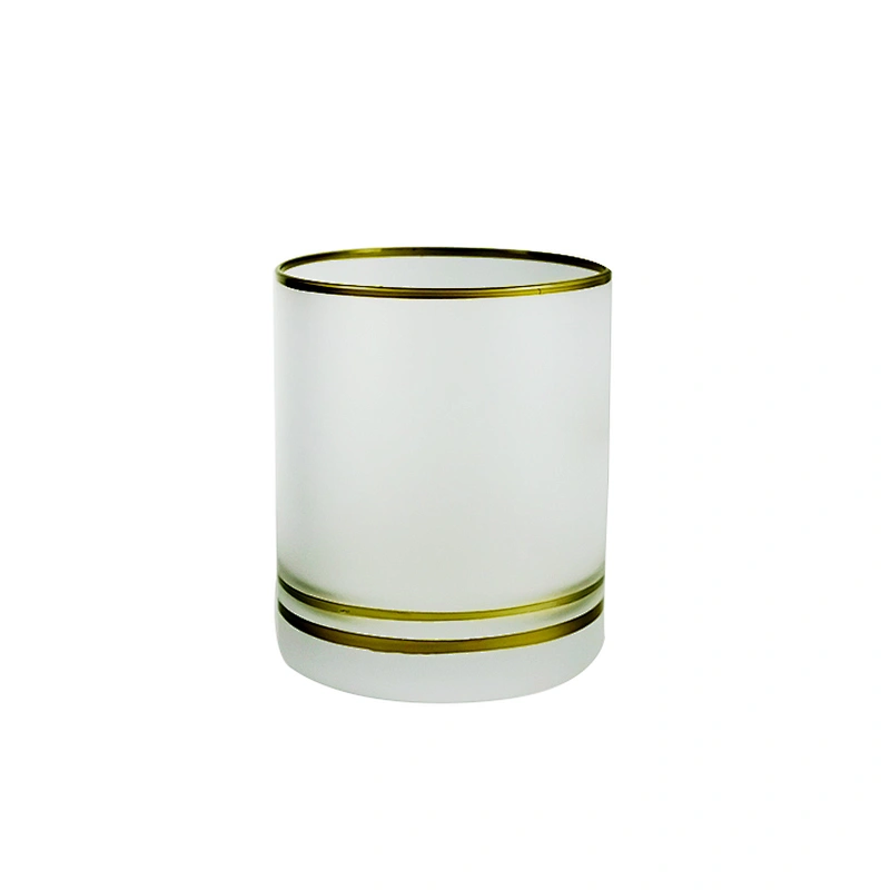 2019 Amazon Phnom Penh Stripe Frosted Glass Cup Wine Glasses