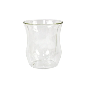Custom-made wholesale Art and design body shape pit Double deck glass/wine glass/drink glass
