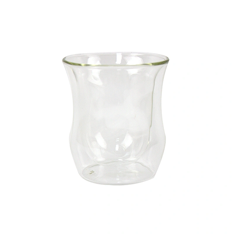 Custom-made wholesale Art and design body shape pit Double deck glass/wine glass/drink glass