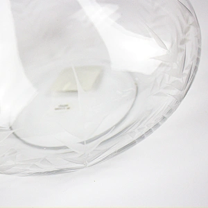 Art and Design Carving The Leaves Lead-free Crystal Juice Pot Red Wine Decanter