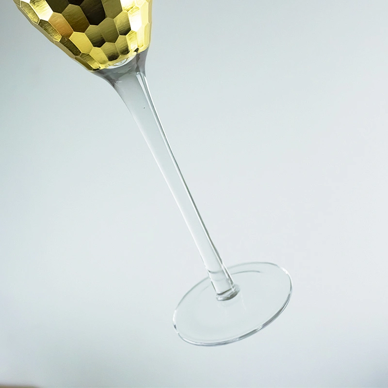 Novel Design Golden Honeycomb Whisky Shot Drink Glass Wine Set