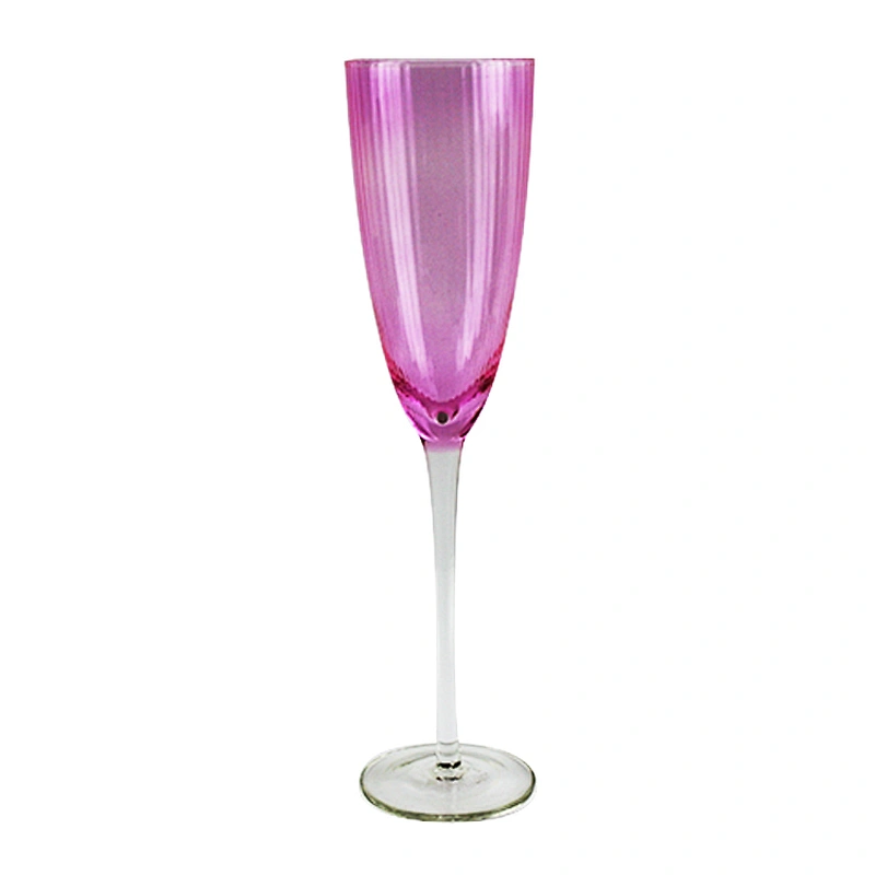 Vertical Stripes Wariety Of Spraying Color Champagne Glasses/Wine Glasses