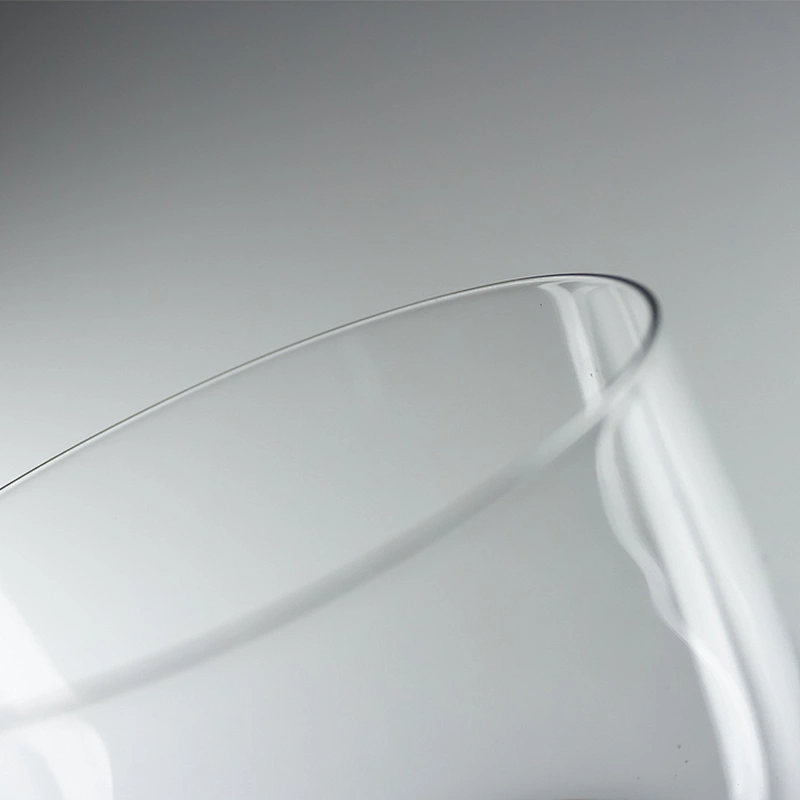 Manual Customization Bottomless Transparent Red Liquor Goblet Wine Glass Cup