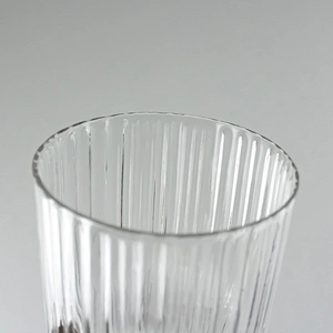 Amazon Household Custom Vertical Stripes Glass Tea Cup