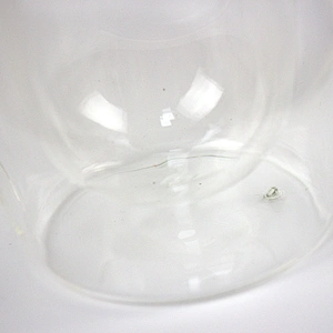 320ml  Art and design body shape pit Double deck coffee glass/milk glass