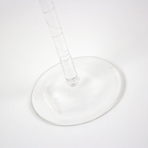 Lead-free Carving Leaves Decorative Pattern Red Wine Glass Goblet