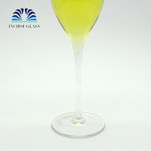 Spot Wholesale Cheap Bevel Tulip Shaped 200ml Stemless Wine Champagne Flutes Glass