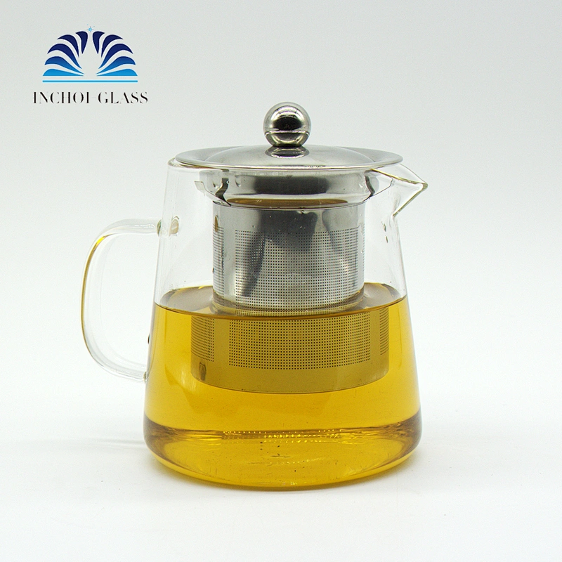 500ml Large Capacity Glass Teapot With Removable Infuser - Stovetop Safe - Blooming And Loose Leaf Tea