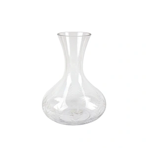 Art and Design Carving The Leaves Lead-free Crystal Juice Pot Red Wine Decanter