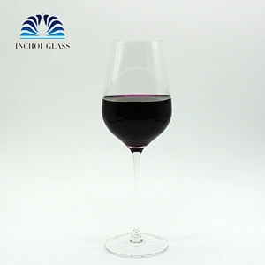Wholesale Popular Wedding Decoration 800ml Charms Floating Crystal Large Wine Glass