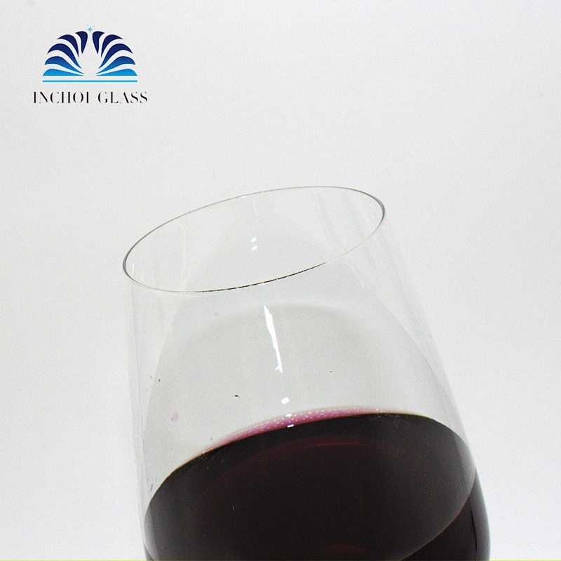 Wholesale Popular Wedding Decoration 800ml Charms Floating Crystal Large Wine Glass