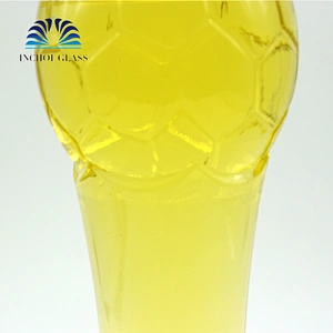 Popular World Cup Football Trophy Shape Beer Glass Cup/glass beer mug