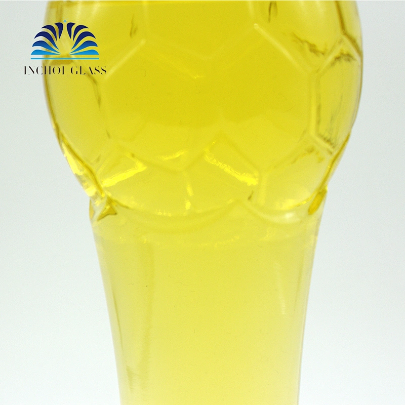 Popular World Cup Football Trophy Shape Beer Glass Cup/glass beer mug