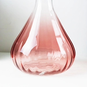 Pink Gradient Phnom Penh Lead-free Crystal Red Wine Decanter