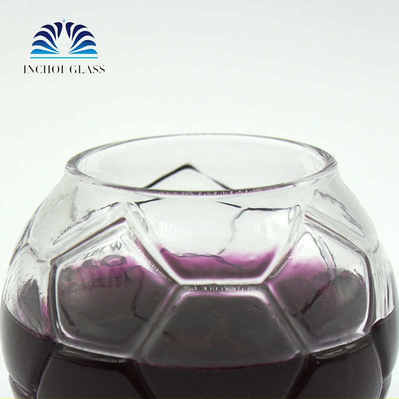 Hot Selling Glass Football Shaped Crystal Red Wine Glass