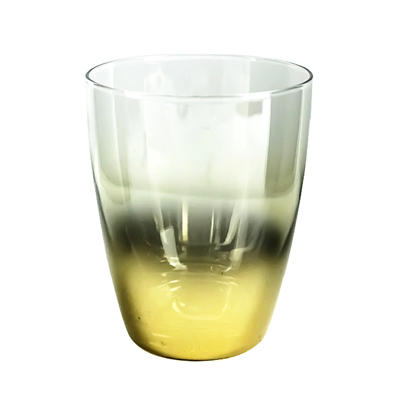 High Quality Half Plating Gold Rim GoldenWine  Whisky Glass