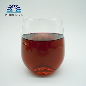 INCHOI High Quality Clear Denier Circular milk juice tea wine Glass Cup