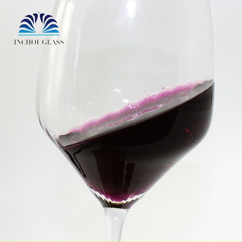 Wholesale Popular Wedding Decoration Vertical Stripe Edges 450ml Transparent Crystal Wine Mugs
