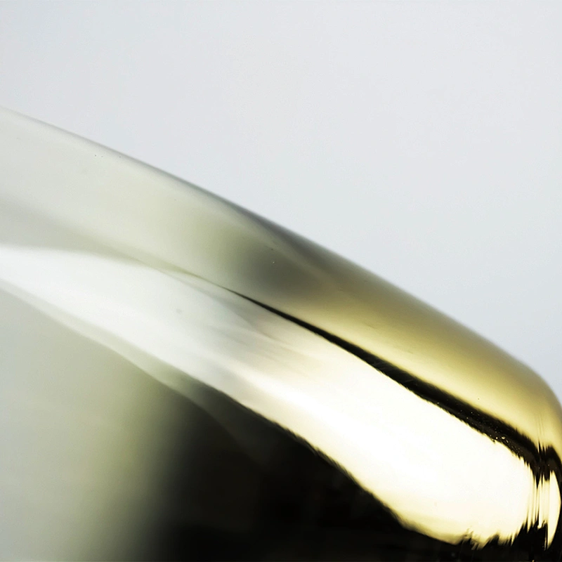 High Quality Half Plating Gold Rim GoldenWine  Whisky Glass
