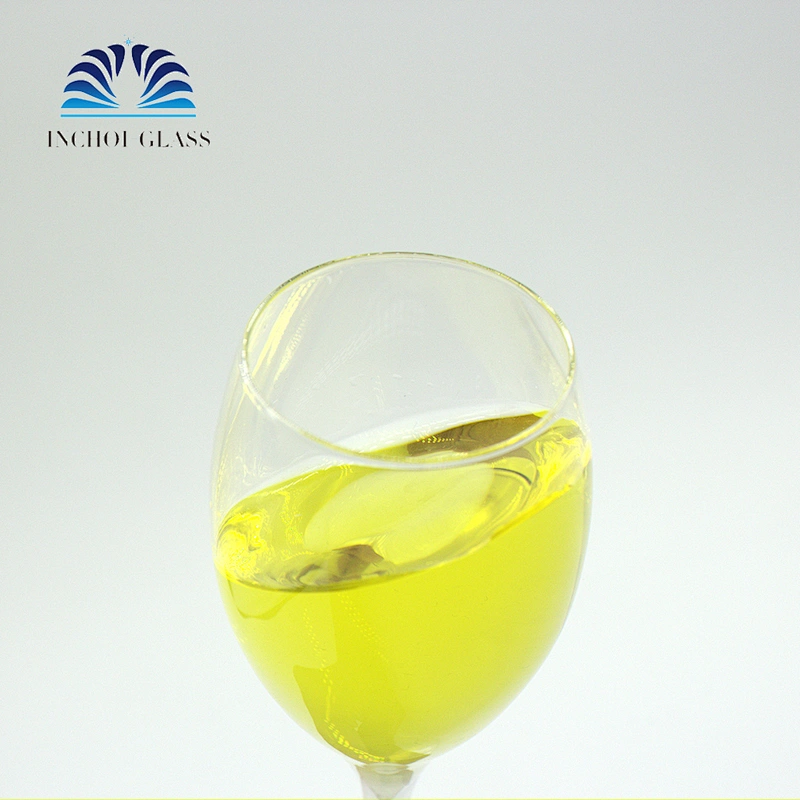 Spot Wholesale Cheap Bevel Tulip Shaped 200ml Stemless Wine Champagne Flutes Glass