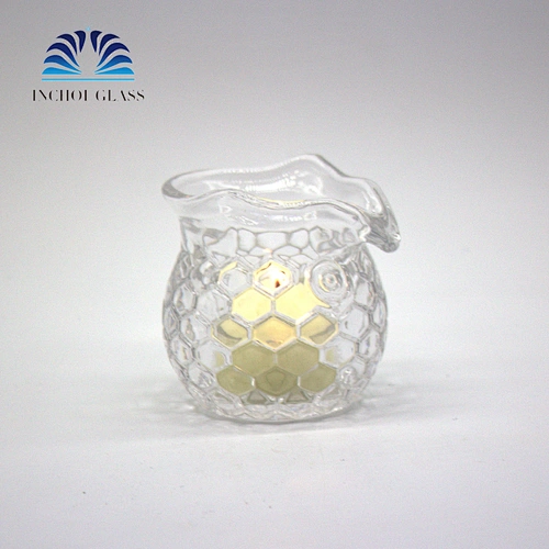Owl Modelling Clear Glass Wax Cup Decorating Candle Holders