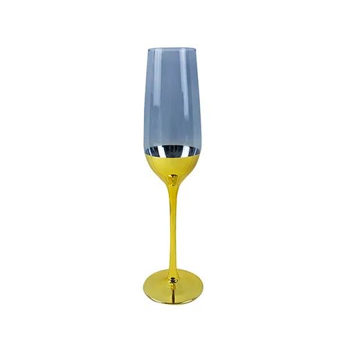Wholesale With Wine Glass Cup Wedding Glassware Set Gold Rim Champagne Glass